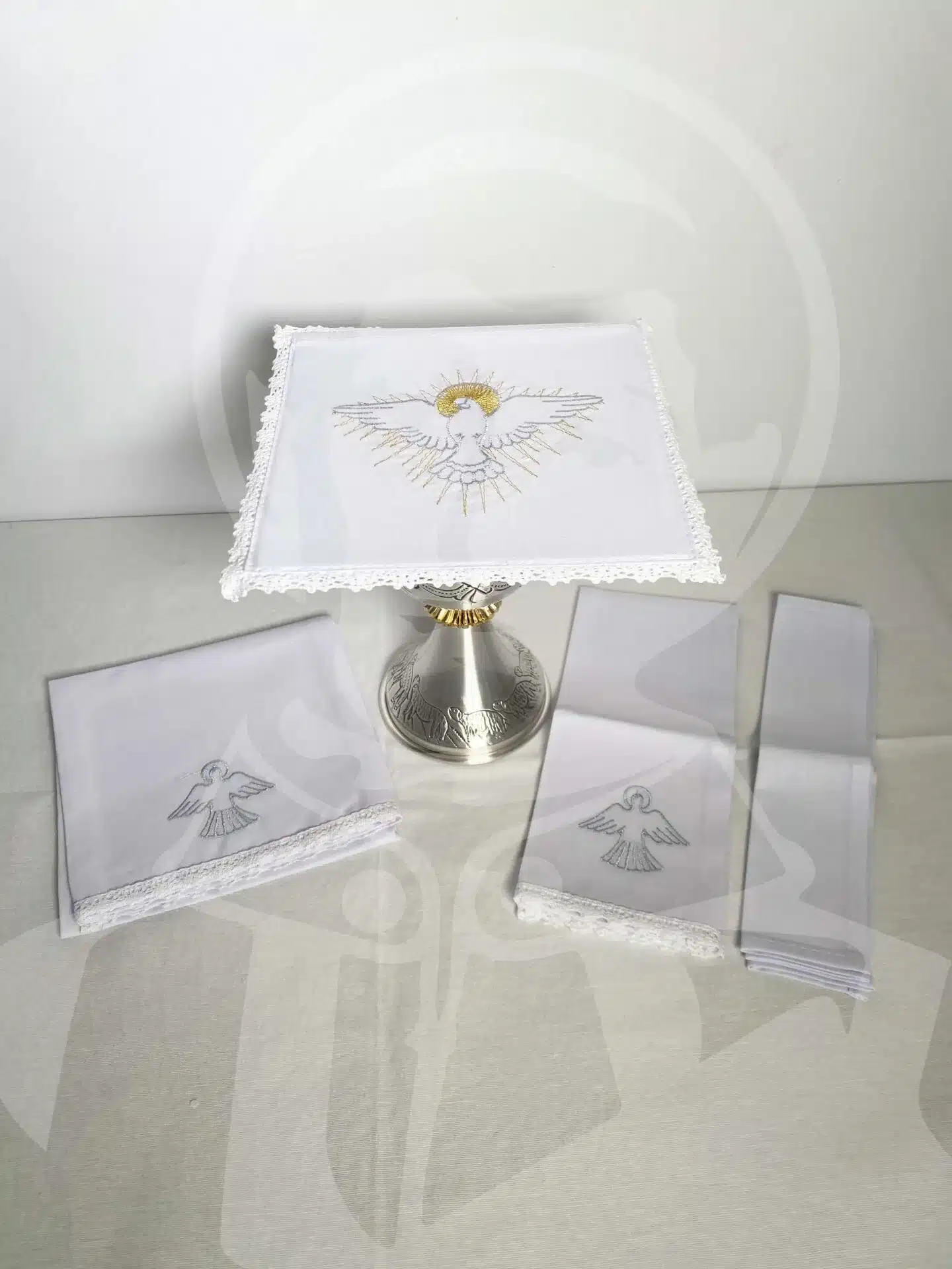 Conjunto Altar Bordado - Linho