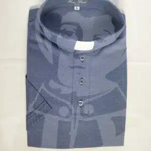 Polo de Manga Curta com Cabeção - Azul