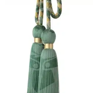 Cíngulo Torcido Dourado - 4mt - Verde